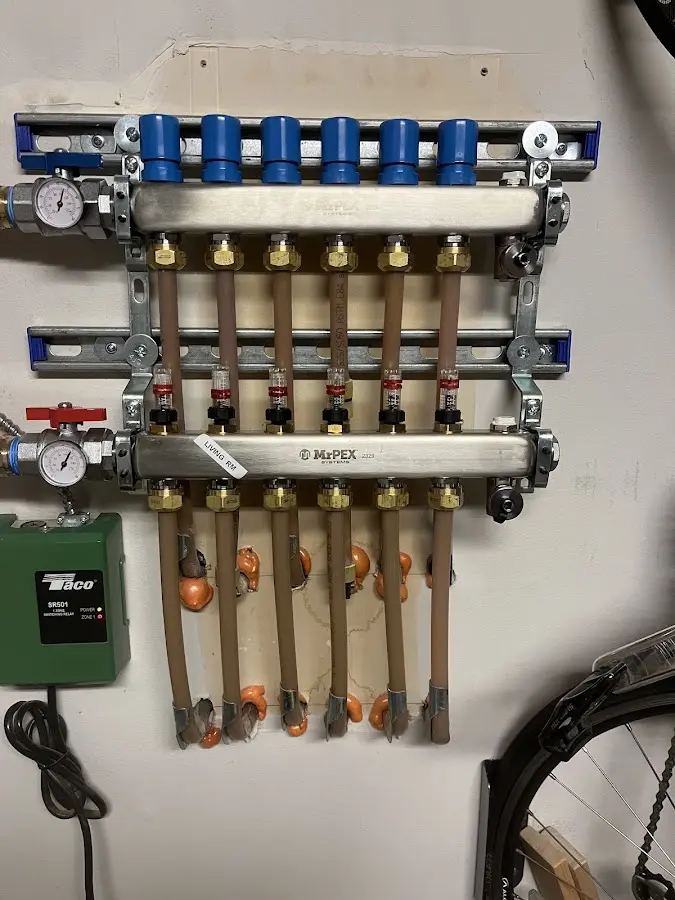 Plumber performing Gas Line Installation at a residential property in Lynwood